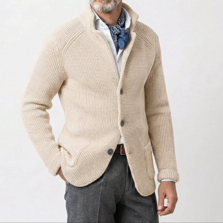 Casual Long Sleeve Knitted Jacket