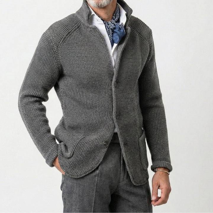 Casual Long Sleeve Knitted Jacket