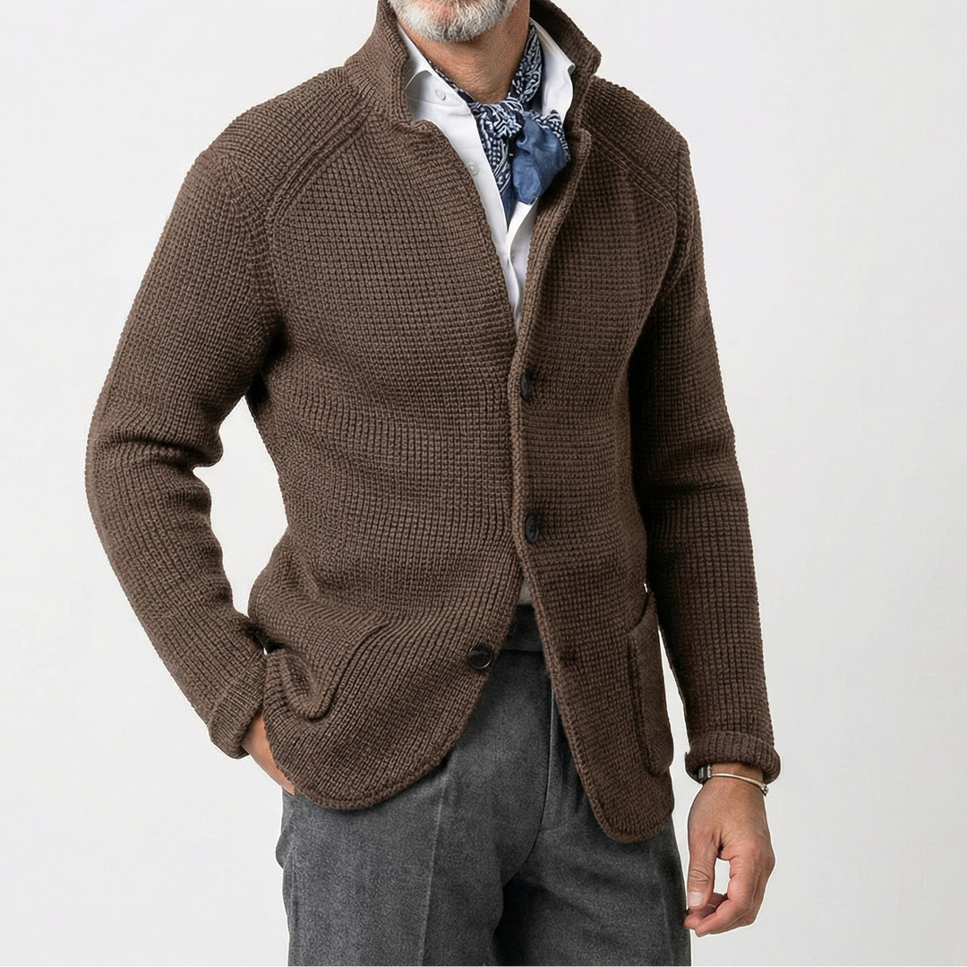 Casual Long Sleeve Knitted Jacket