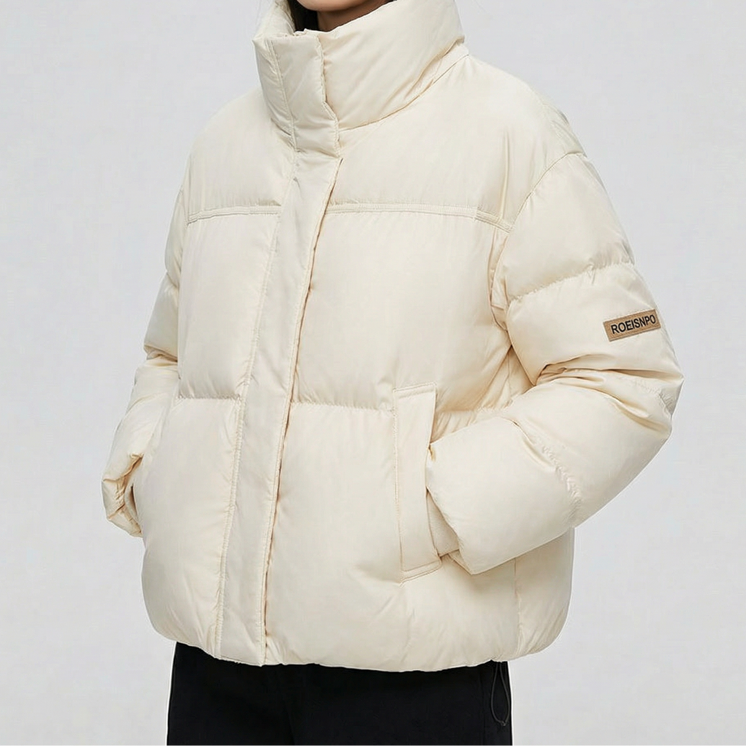 Women's Stand Collar Oversized Quilted Puffer Down Coat