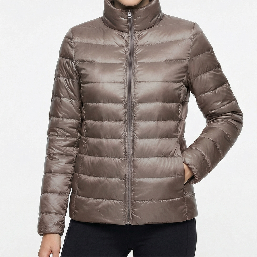 Women's Lightweight Slim Fit Puffer Winter Jacket