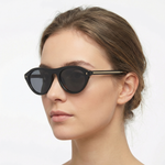 Black Frame, Black And Gray Lenses