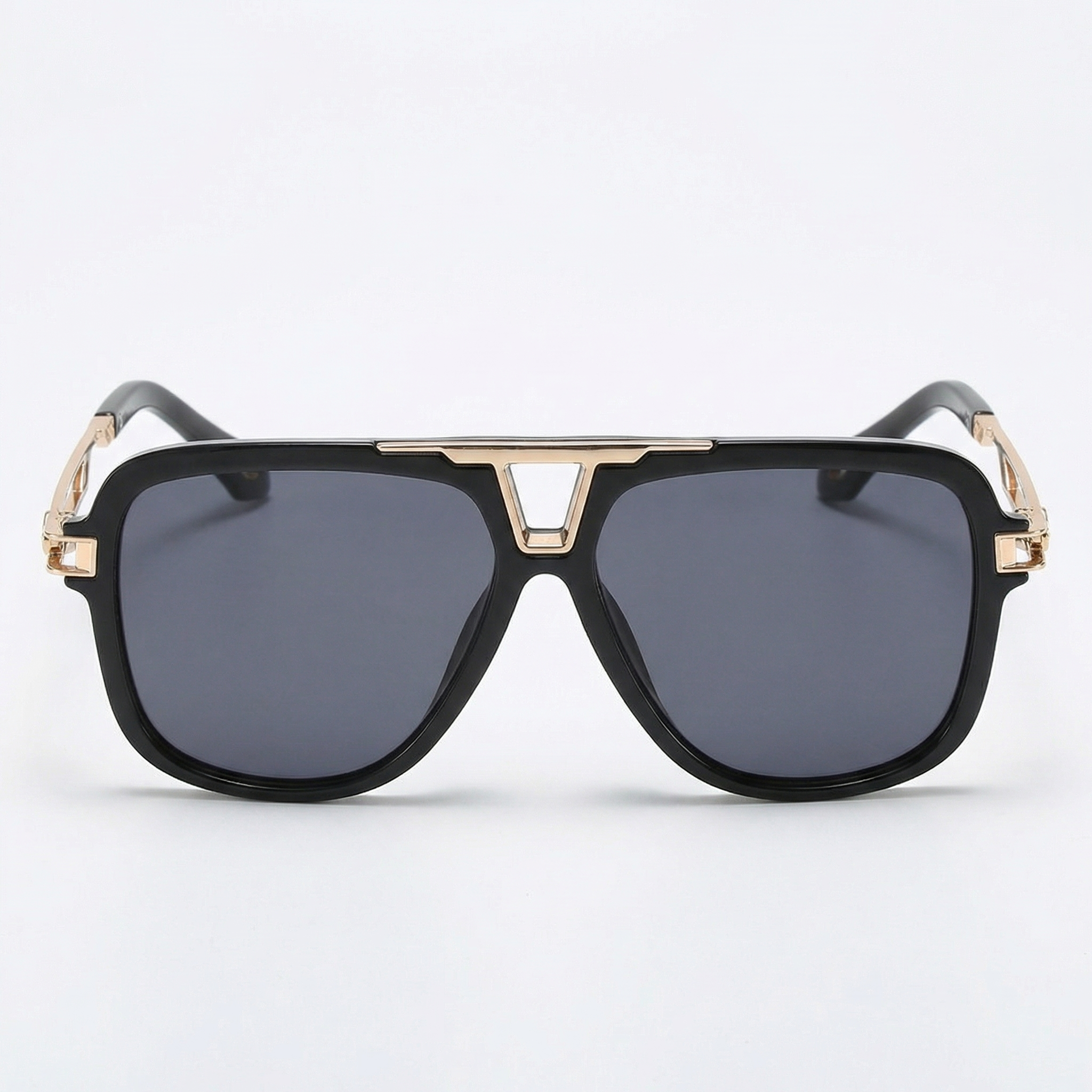 Oversized Aviator Sunglasses - Square Pilot Frame