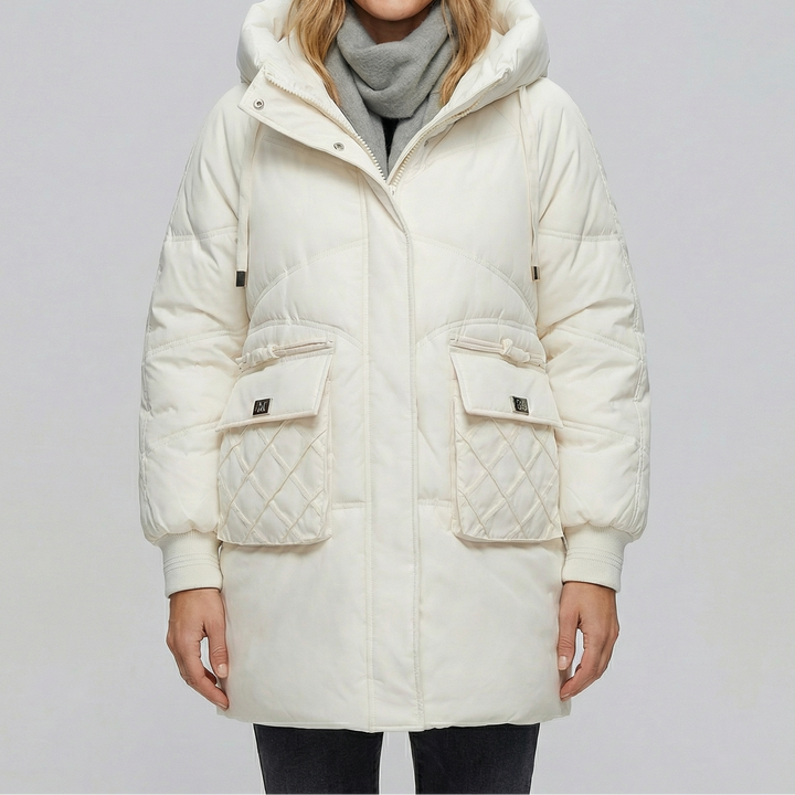 Women's Thick Cotton Mid-Length Puffer Coat