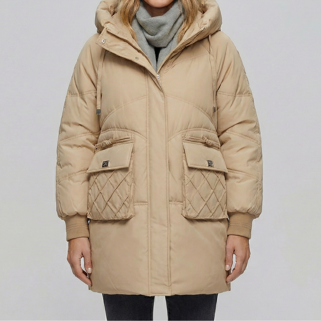 Women's Thick Cotton Mid-Length Puffer Coat