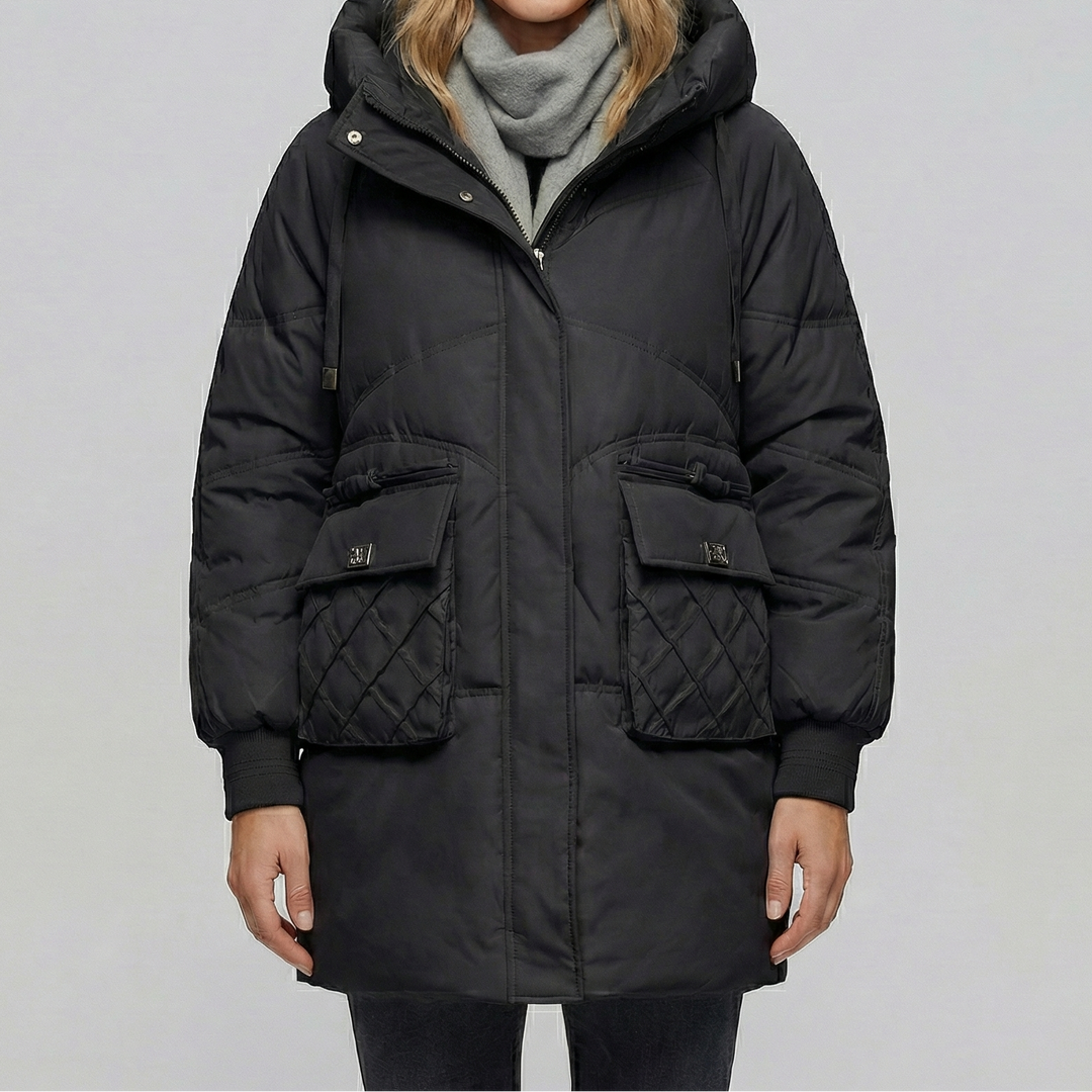 Women's Thick Cotton Mid-Length Puffer Coat