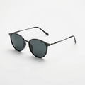 Round Sunglasses - Slim Metal Temple Classic