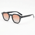 Square Sunglasses - Hexagonal Acetate Frame