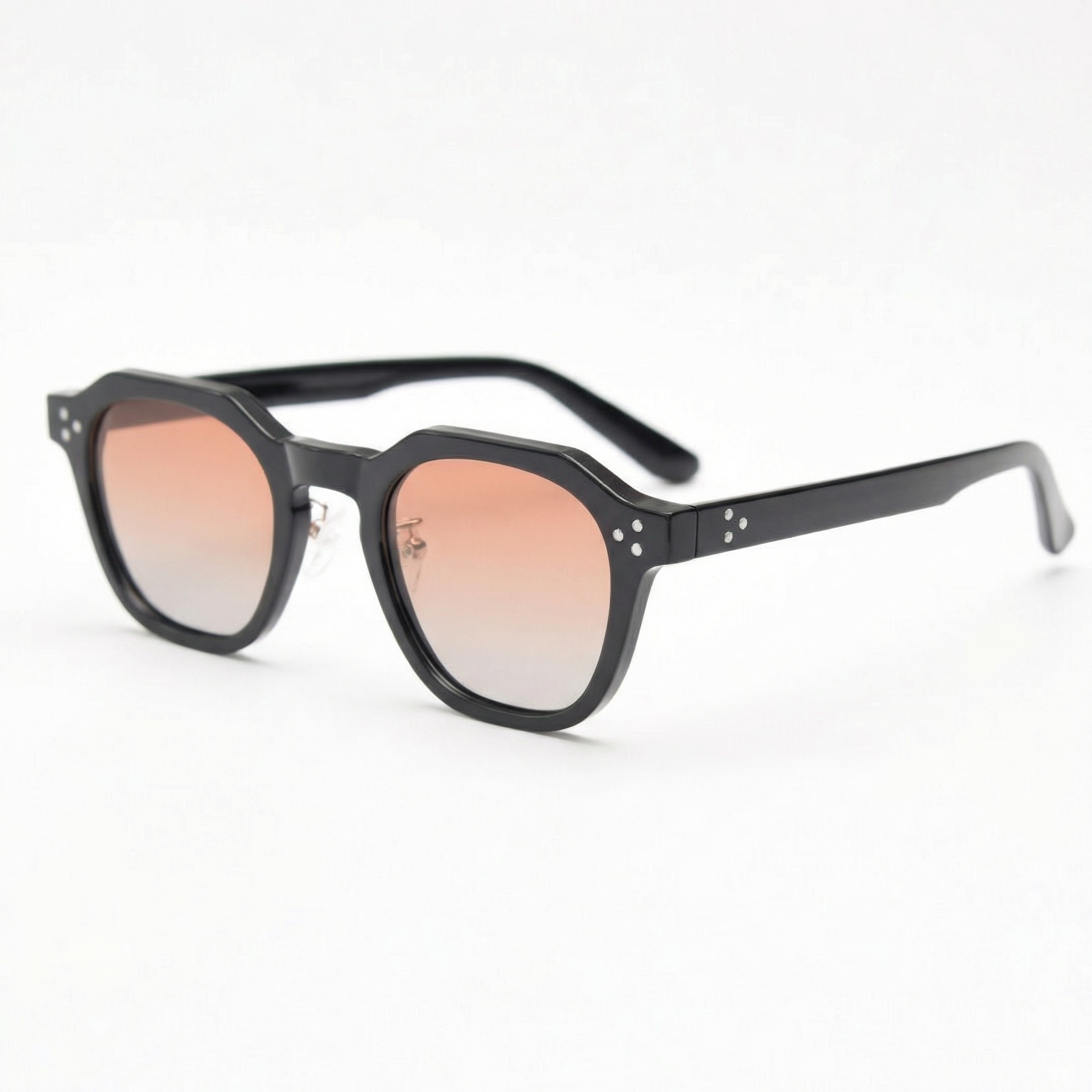 Square Sunglasses - Hexagonal Acetate Frame