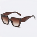 Luxury Cat Eye Sunglasses Women Vintage Wide Frame Shades