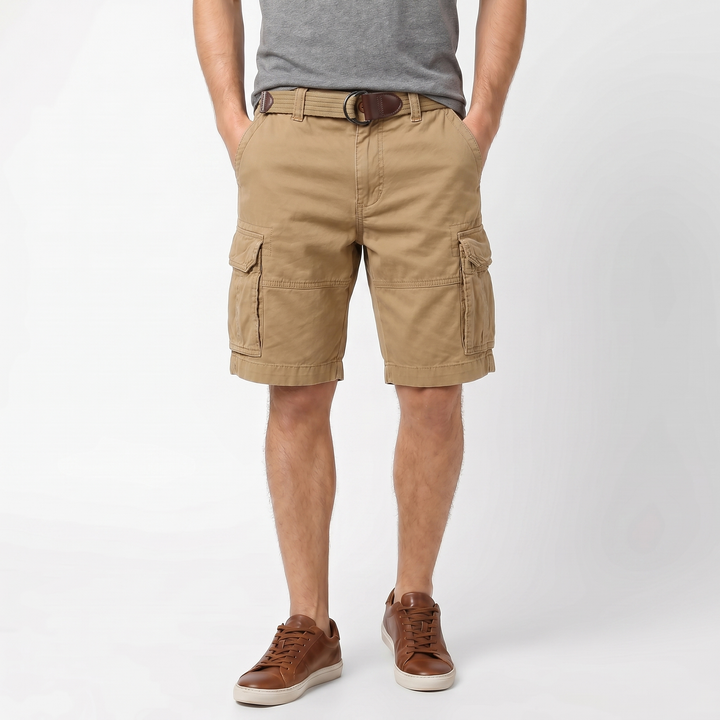 Cargo Shorts Men - Relaxed Fit Cotton Utility Summer Shorts