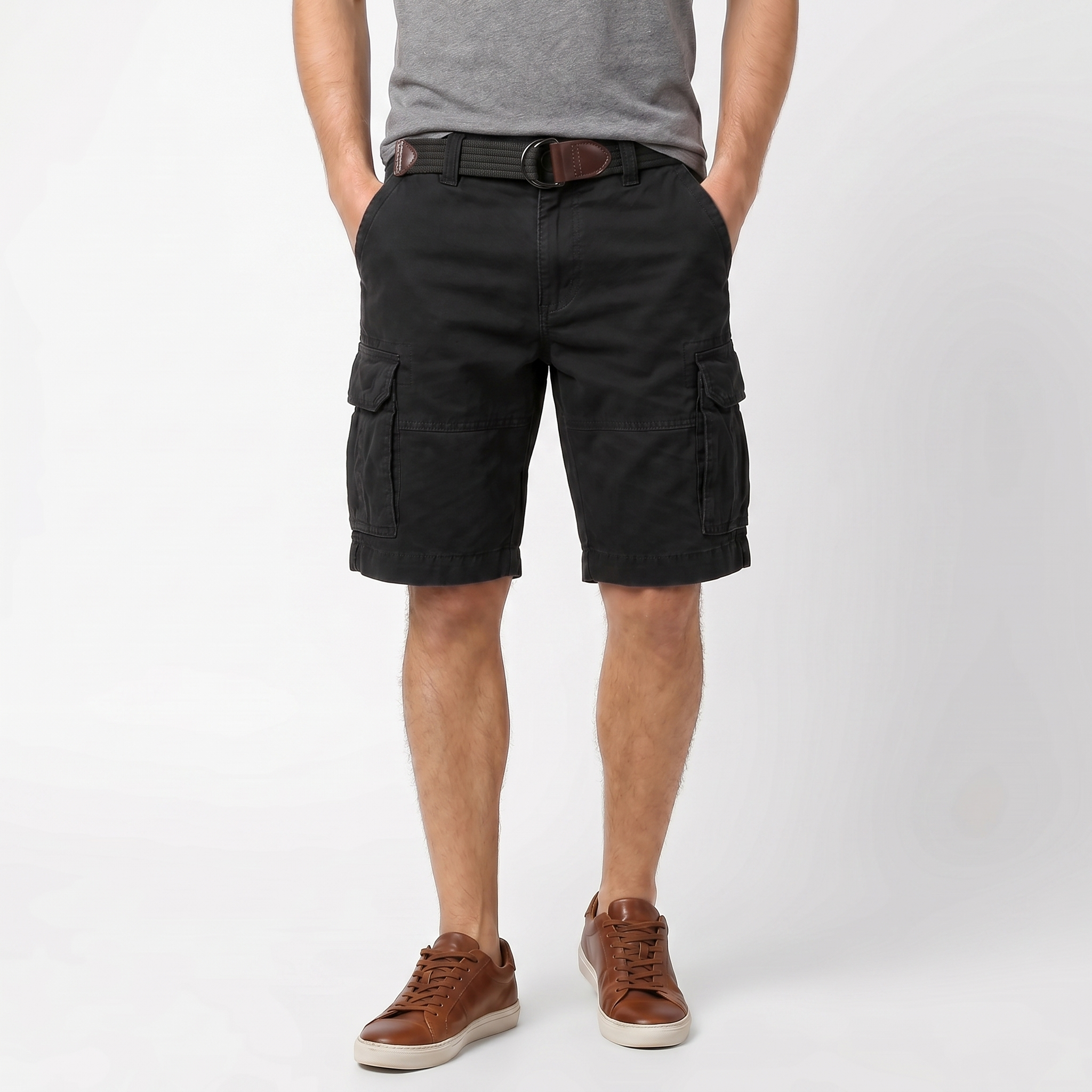Cargo Shorts Men - Relaxed Fit Cotton Utility Summer Shorts