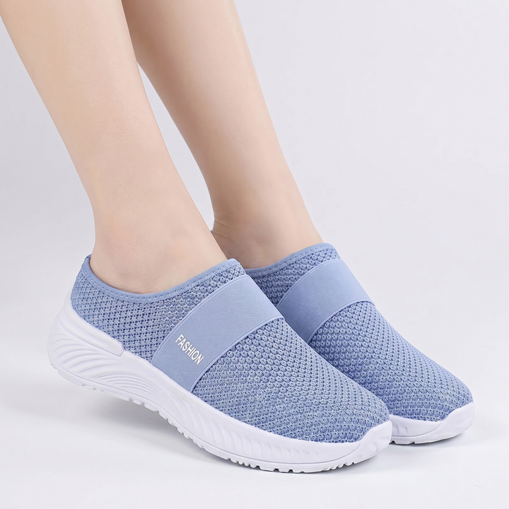 Women's Orthopaedic Mesh Slip-On Mule Sneakers Breathable Cushioned Casual Walking Shoes