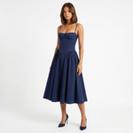Navy Blue With Lining, Chest Band, Fishbone