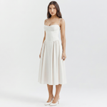 White With Breast Cotton Chest Band Without Lining