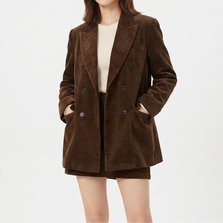 Women's Corduroy Oversized Blazer