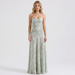 Vintage Light Green Jacquard