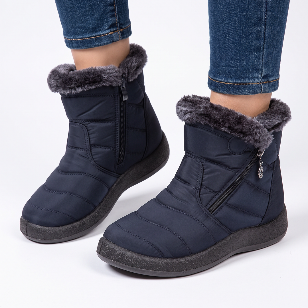 Women's Waterproof Winter Boots Fleece Lined Ankle Snow Boots