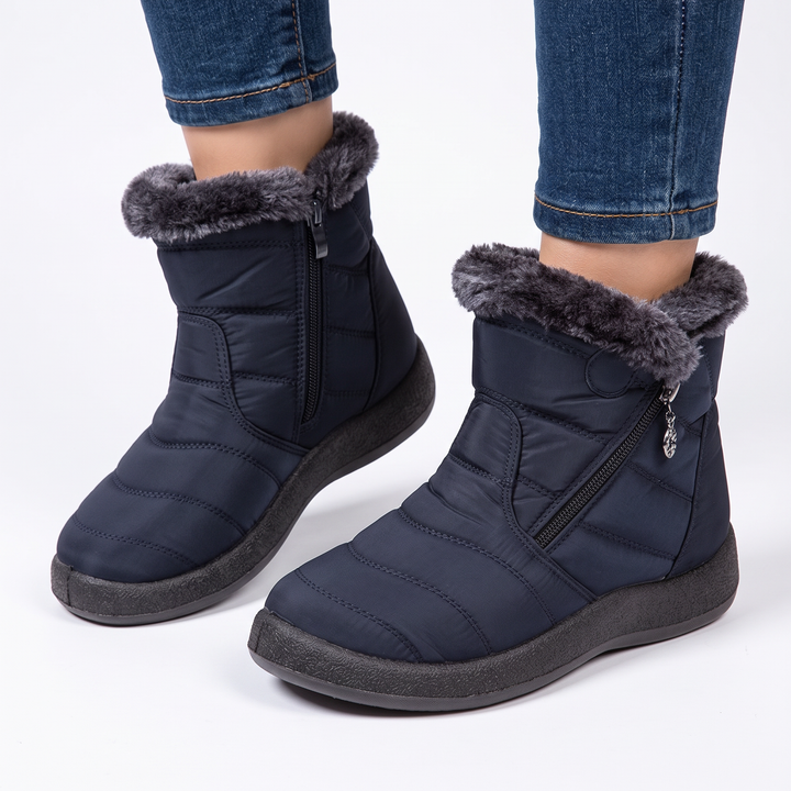 Women's Waterproof Winter Boots Fleece Lined Ankle Snow Boots