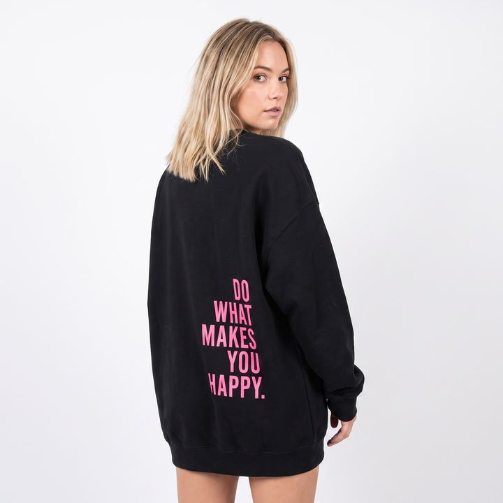 Women's Graphic Print Hoodie Oversized Fleece Pullover Sweatshirt