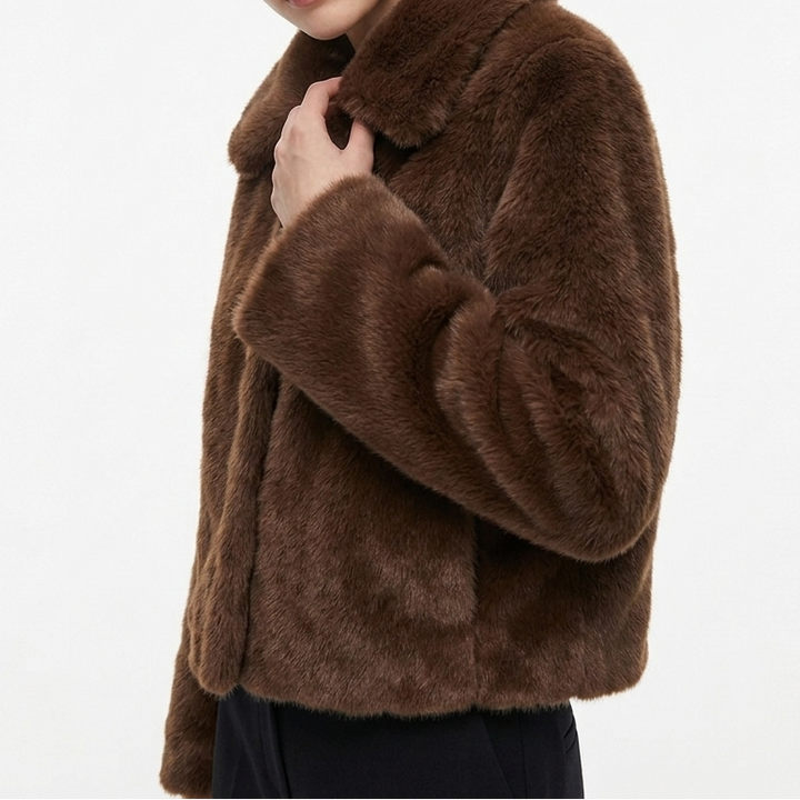 Women's Brown Fur Coat
