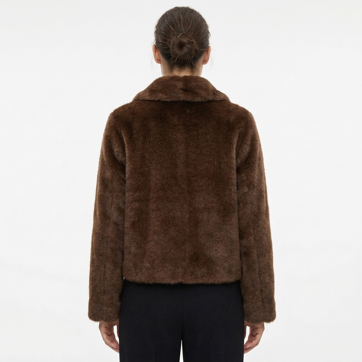 Women's Brown Fur Coat
