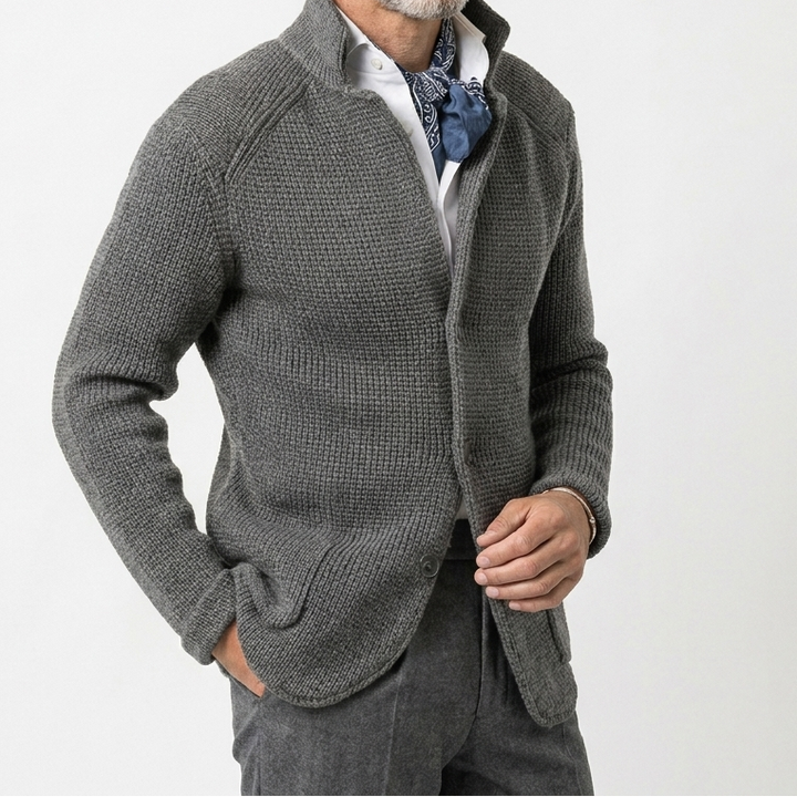 Casual Long Sleeve Knitted Jacket