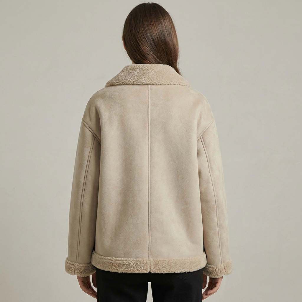 Women's Double Collar Quilted Oversized Winter Coat