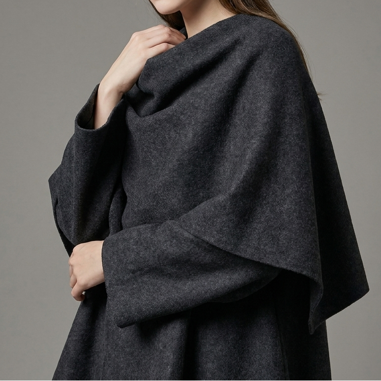 Women's Knit Oversized Raglan Sleeve Poncho Cape Cardigan