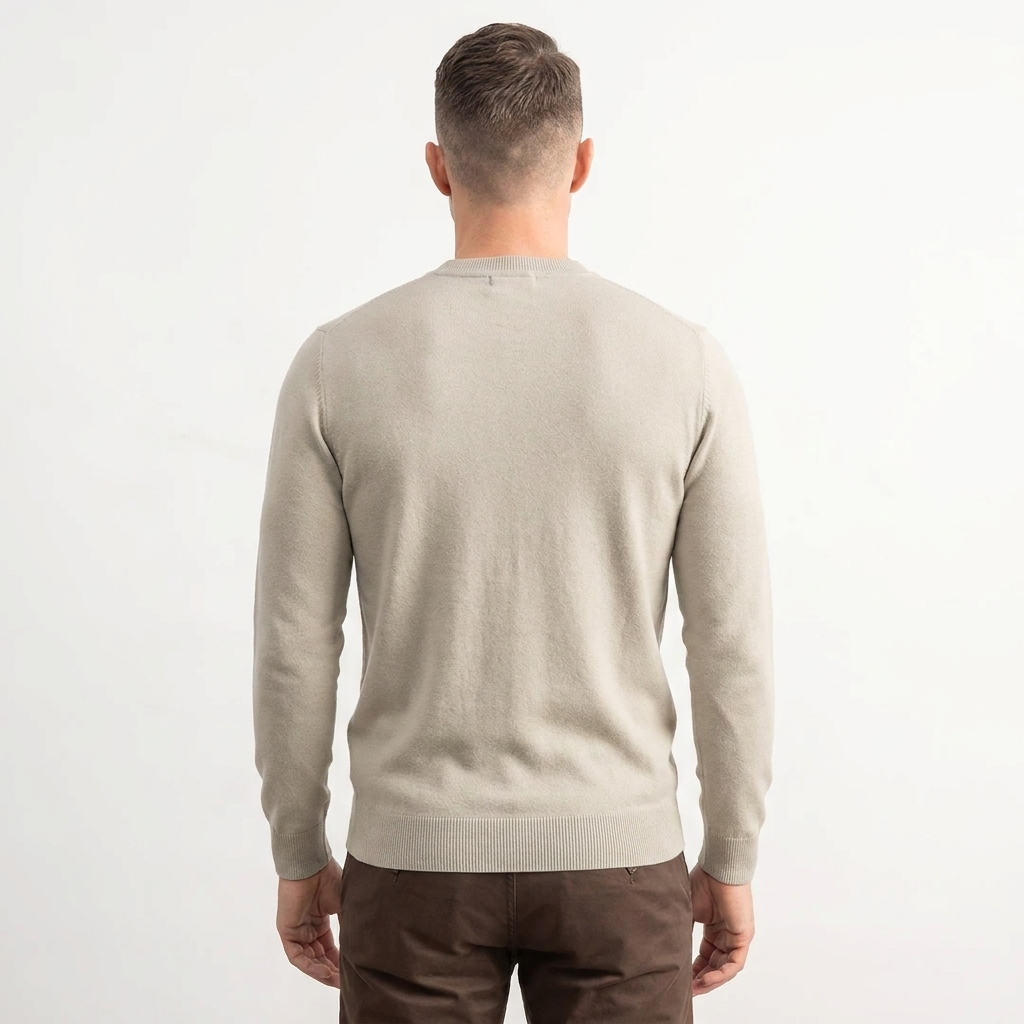 Men's Old Money Henley Collar Knit Sweater