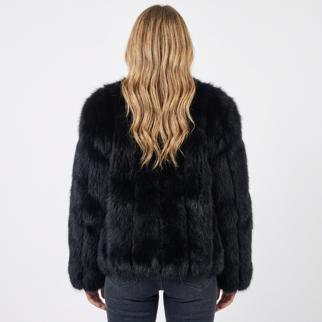 Women's Faux Fur Cardigan Coat