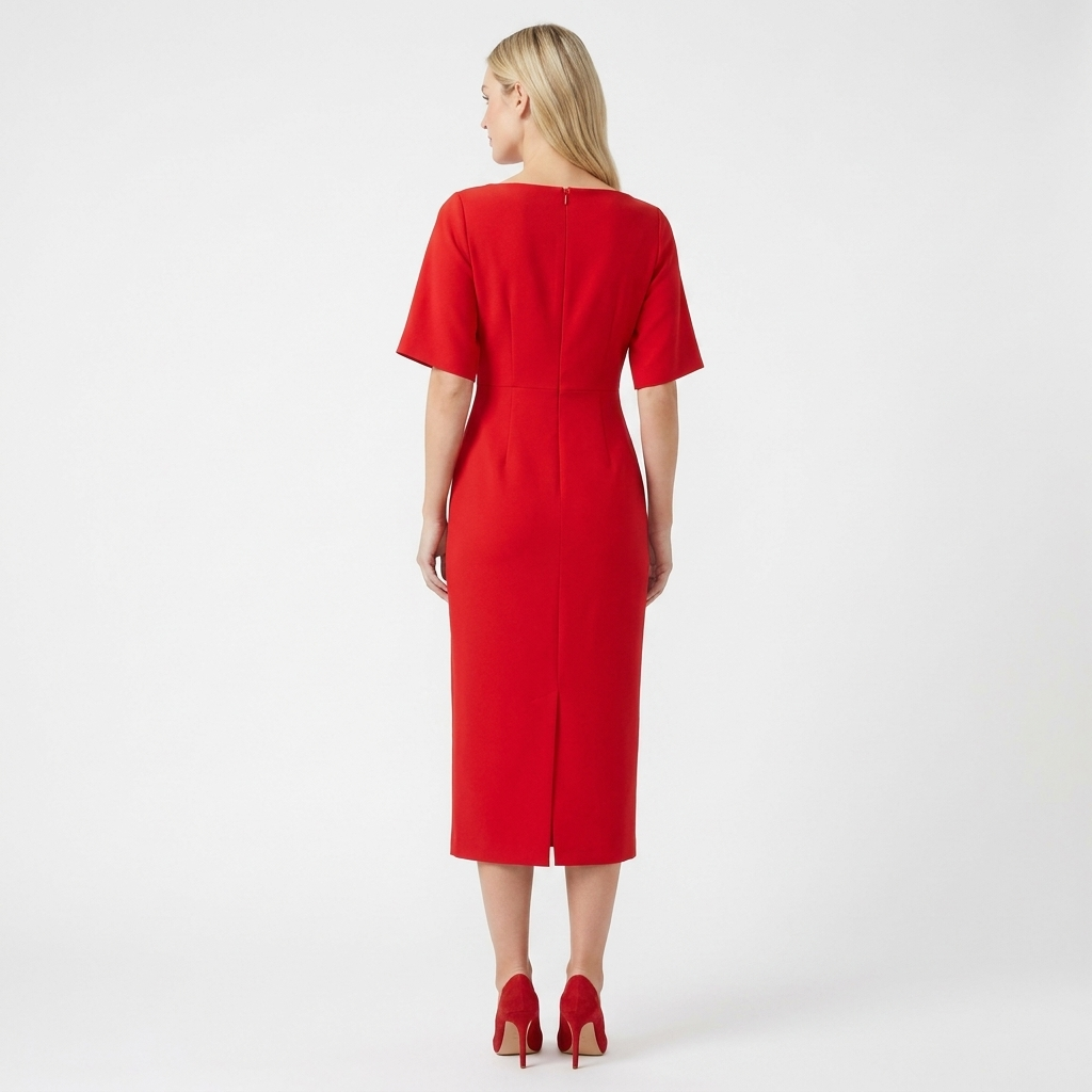 Women's Sequin Cap Sleeve Bodycon Midi Dress