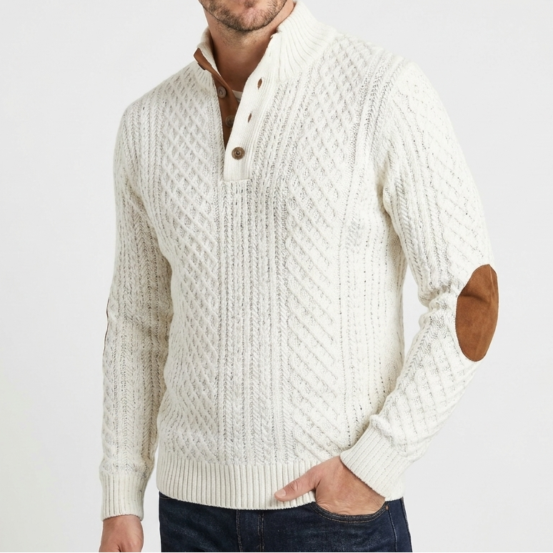 Men's Cable Knit Chunky Pullover