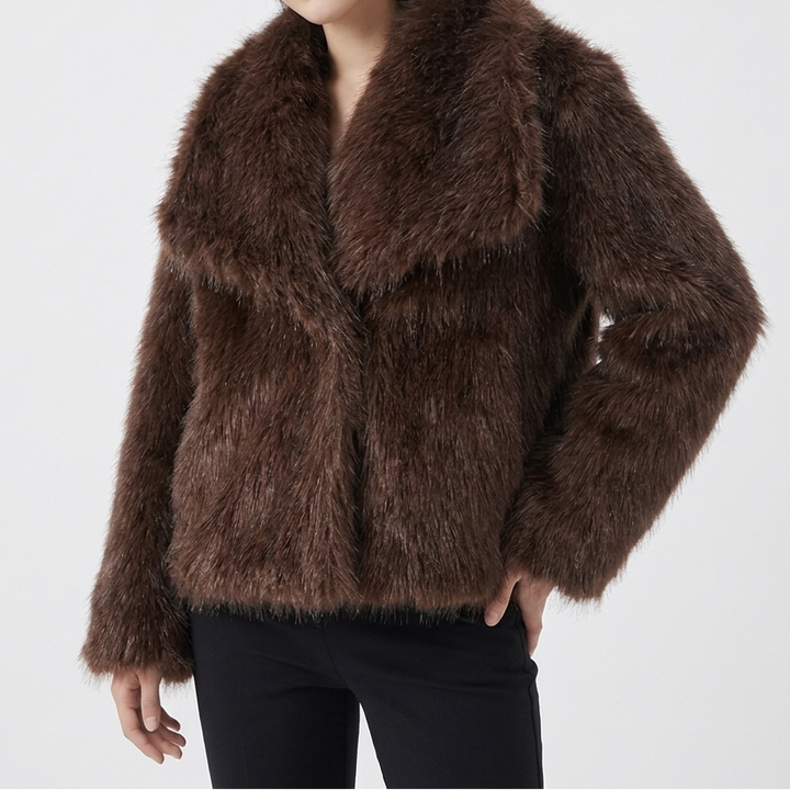 Women's Faux Fur Oversized Coat