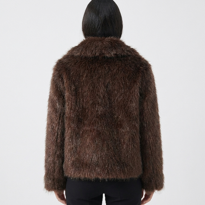 Women's Faux Fur Oversized Coat