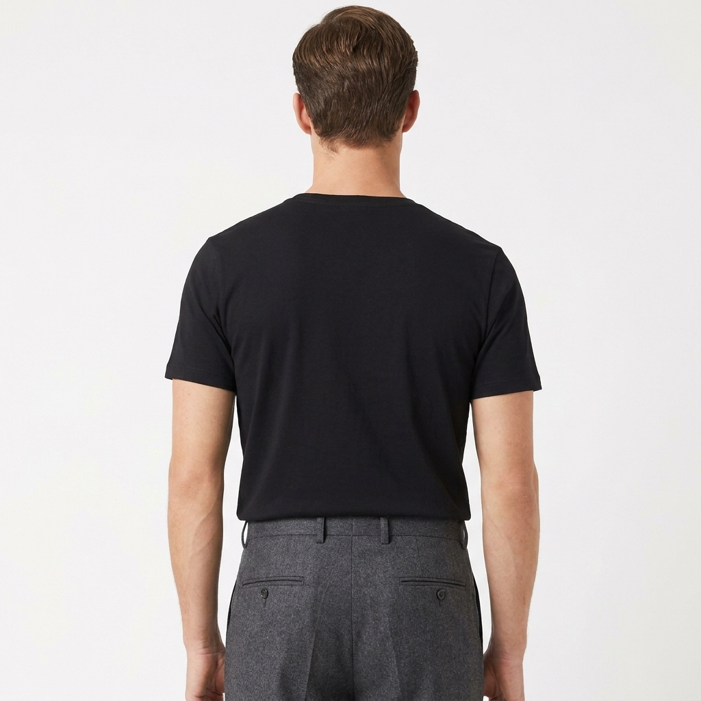 Men's Pleated Wool Blend Tapered Cuffed Hem Dress