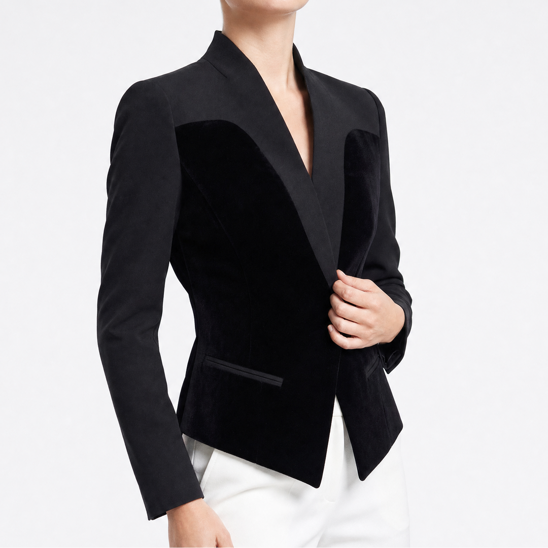 Women's Velvet Evening Blazer