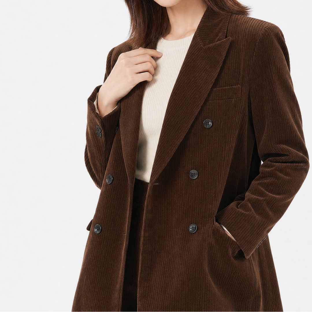 Women's Corduroy Oversized Blazer