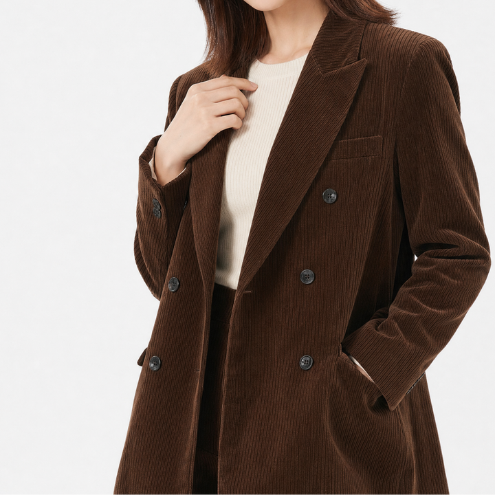 Women's Corduroy Oversized Blazer