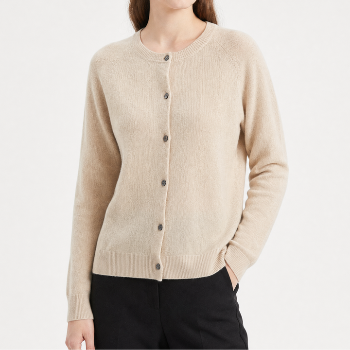 Women's Knit Slim Fit Jumper with Crew Neck
