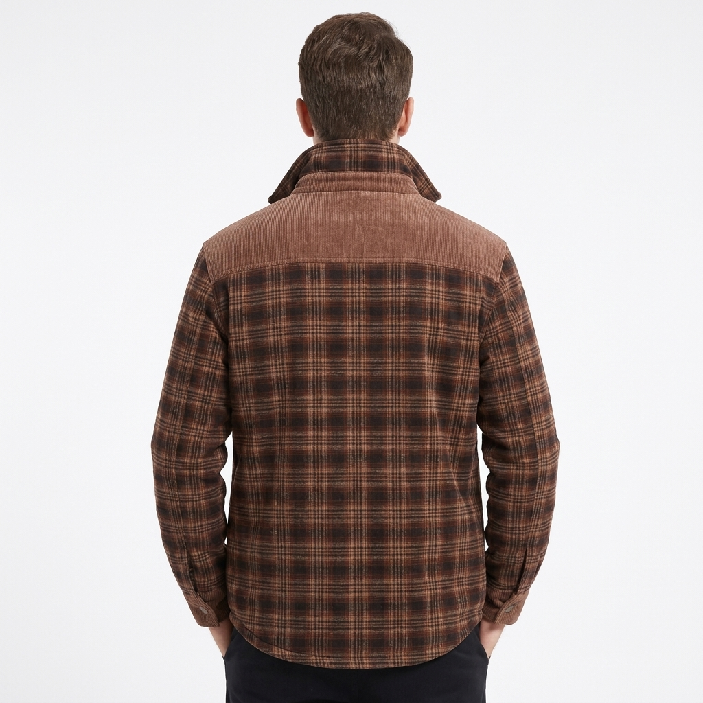 Men's Plaid Fleece Shirt