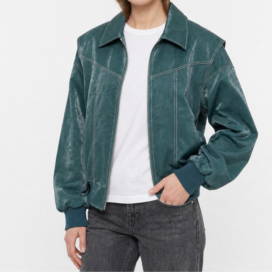 Women's Oversized Ribbed Jacket