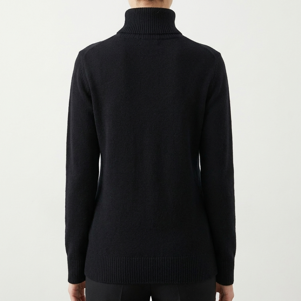 Women's Knit Long Sleeve Turtleneck Jumper