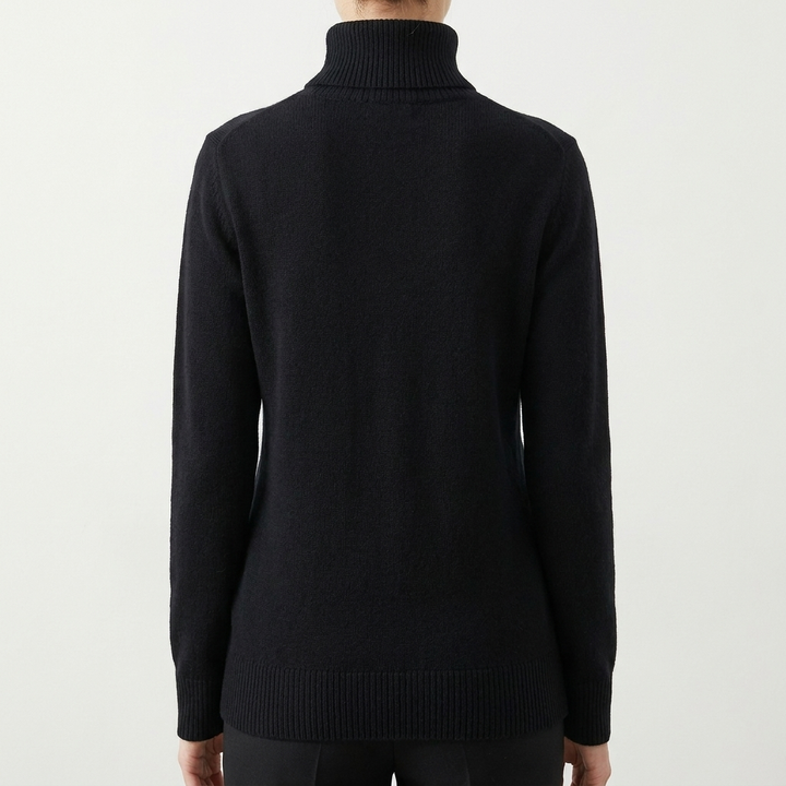 Women's Knit Long Sleeve Turtleneck Jumper