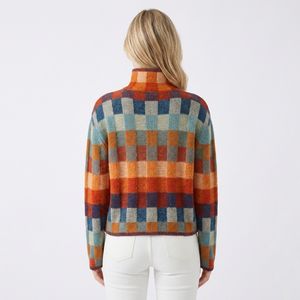 Women's Long Sleeve Knit Turtleneck Pullover