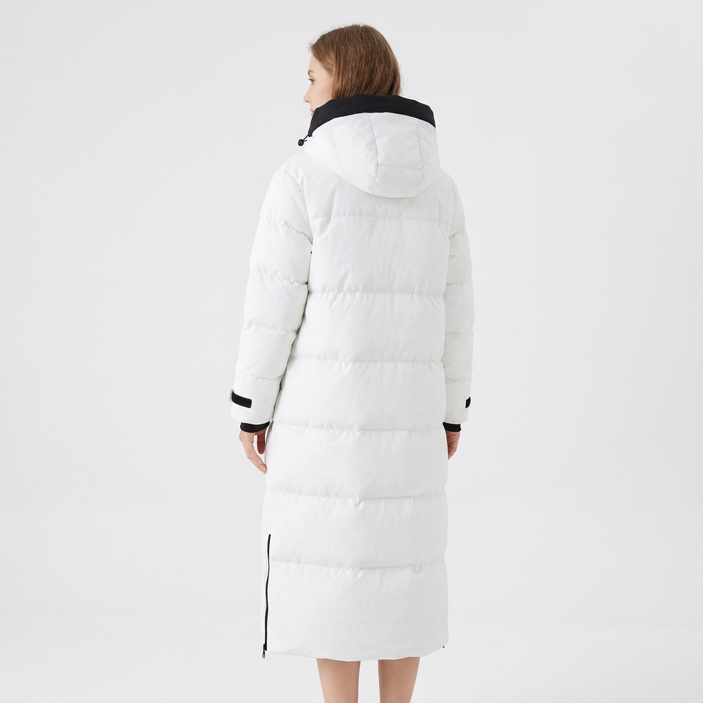 Women's Padded Hooded Quilted Puffer Coat