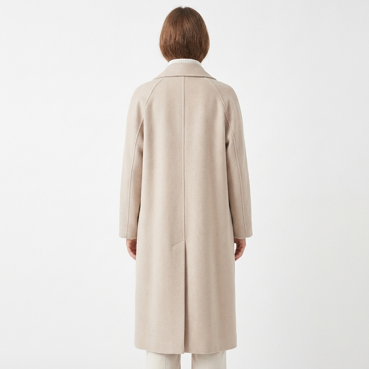 Women's Wool Blend Belted Overcoat