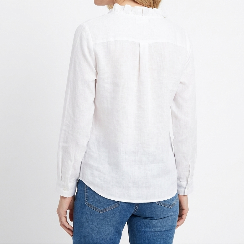 Women's V-Neck Long Sleeve Blouse