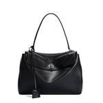 Large Black Silver (Premium Cowhide)