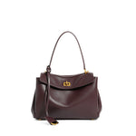 Wine Red Small Gold Buckle (High Quality Cowhide)